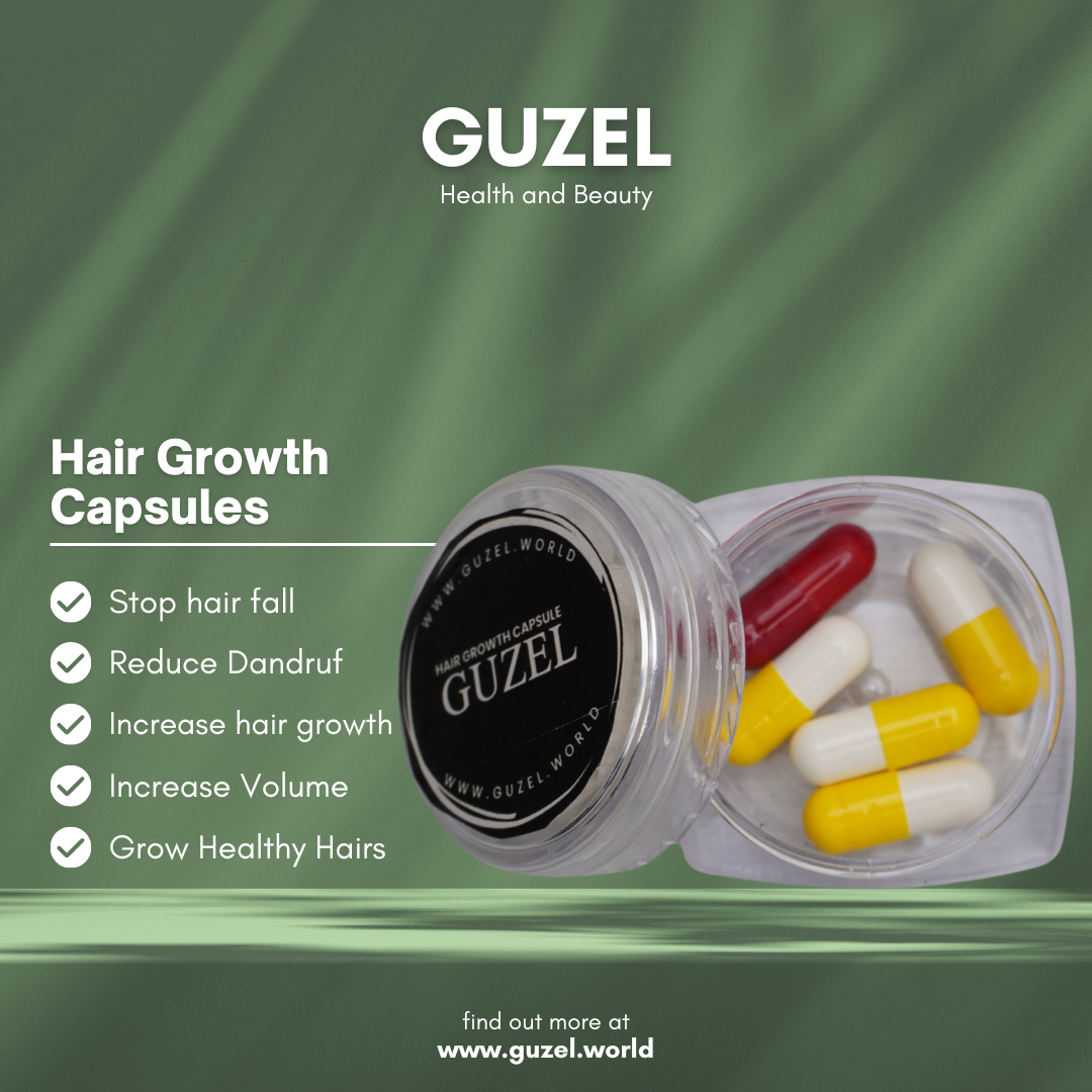 Guzel Hair Growth Combo Oil+Capsules