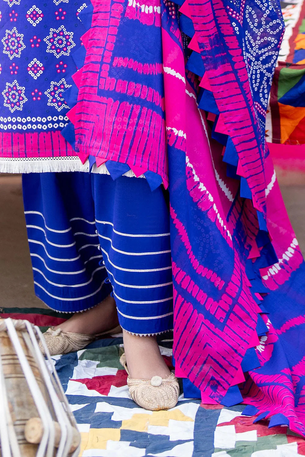 GULL AHMAD Printed Khaddar 3PC Suit